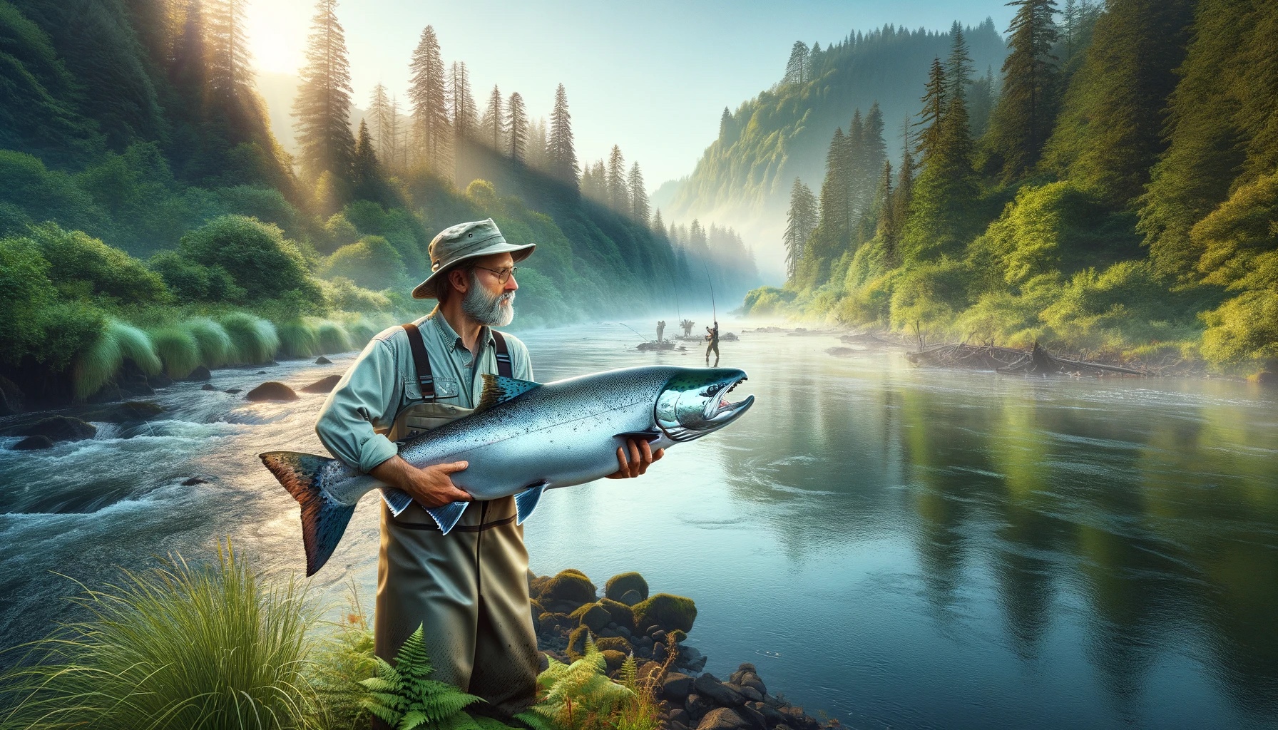 Spring Chinook Salmon Fishing In Oregon