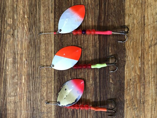 Ideas for salmon trolling spinners