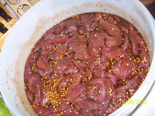 Goose jerky