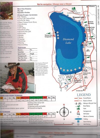 Diamond Lake Oregon Map Diamond Lake Shore Fishing | Oregon Fishing Forum
