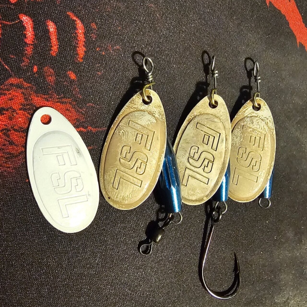 First strike lures... bad blade finish